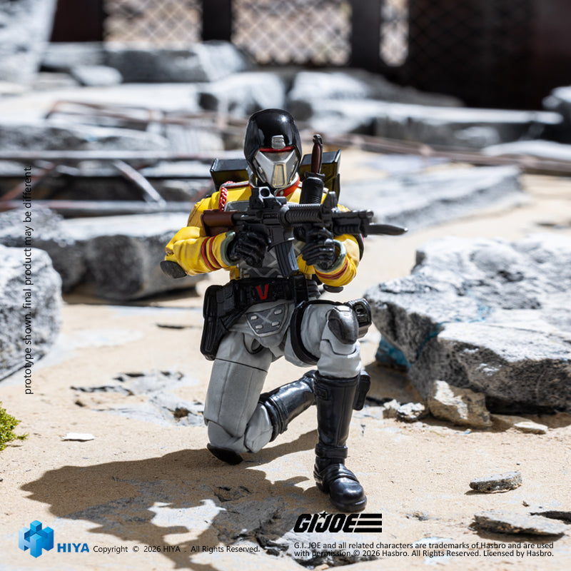 HIYA Exquisite Mini Series 1/18 Scale 4.1 Inch G.I.Joe Crimson Guard Python Patrol Version Action Figure