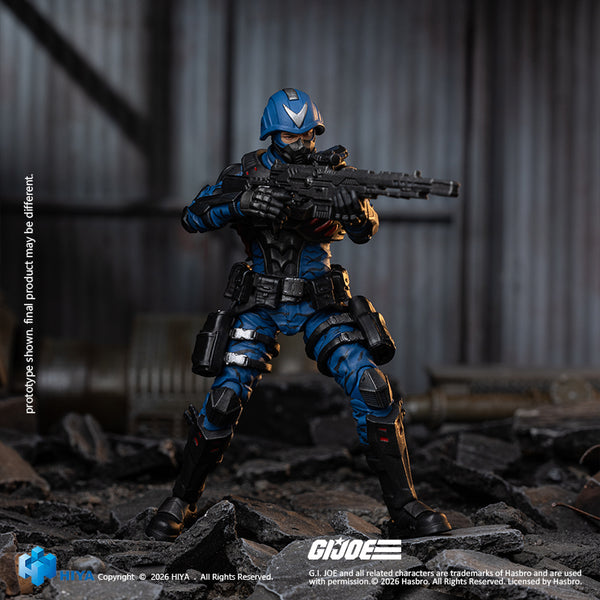 HIYA Exquisite Mini Series 1/18 Scale 4.1 Inch G.I.Joe Cobra Officer Action Figure