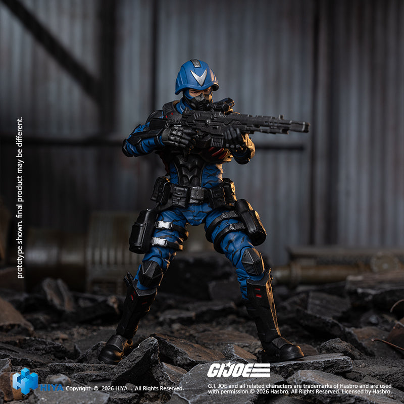 HIYA Exquisite Mini Series 1/18 Scale 4.1 Inch G.I.Joe Cobra Officer Action Figure