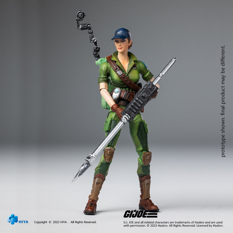 HIYA Exquisite Mini Series 1/18 Scale 4 Inch G.I.Joe Lady Jaye Action