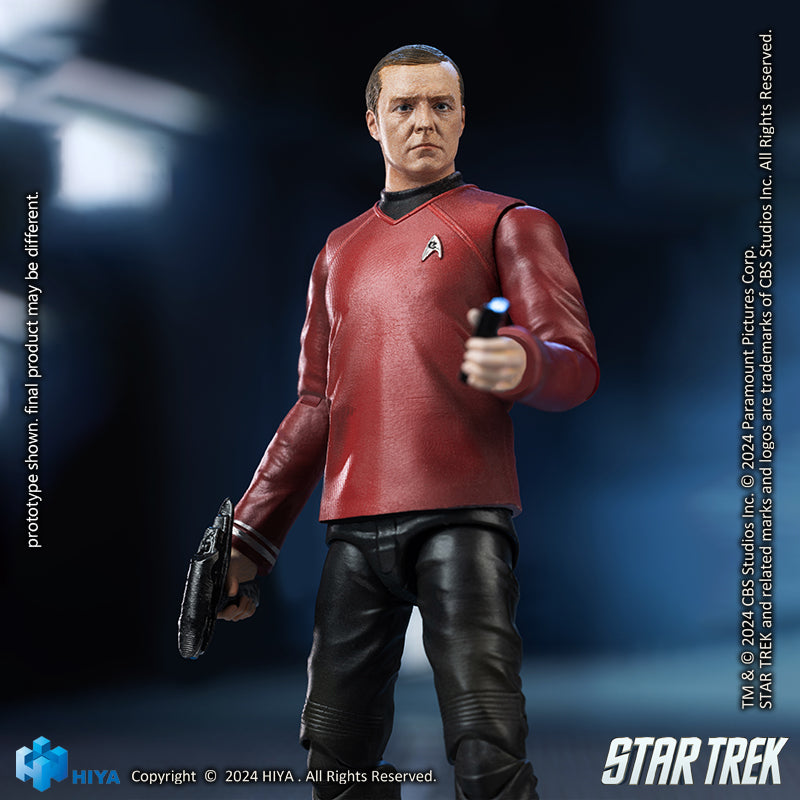 HIYA Exquisite Mini Series 1/18 Scale 4 Inch STAR TREK 2009 Scotty Action Figure