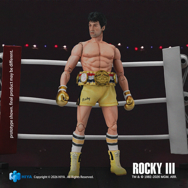 HIYA Exquisite Super Series 1/12 Scale 6.3 Inch Rocky III Rocky Boxer
