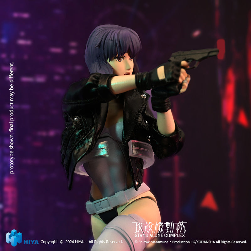 HIYA Exquisite Super Series 1/12 Scale 6 Inch GHOST IN THE SHELL Stand Alone Complex Kusanagi Motoko Action Figure