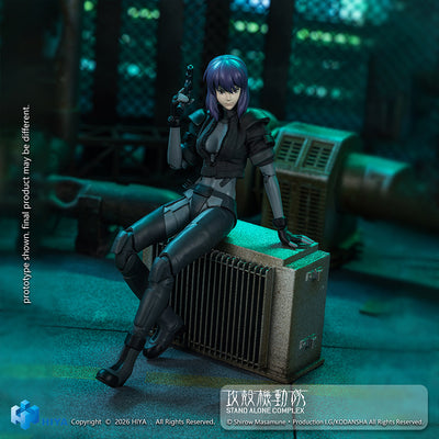 HIYA Exquisite Super Series 1/12 Scale 6 Inch GHOST IN THE SHELL Stand Alone Complex Kusanagi Motoko Battle Suit Version Action Figure