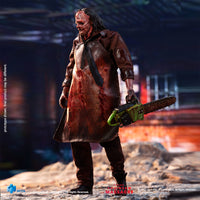 HIYA Exquisite Super Series 1/12 Scale 6 Inch Texas Chainsaw Massacre 2022 Leatherface Slaughter Ver. Action Figure