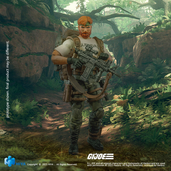 HIYA Exquisite Mini Series 1/18 Scale 4.3 Inch G.I.Joe Outback Action