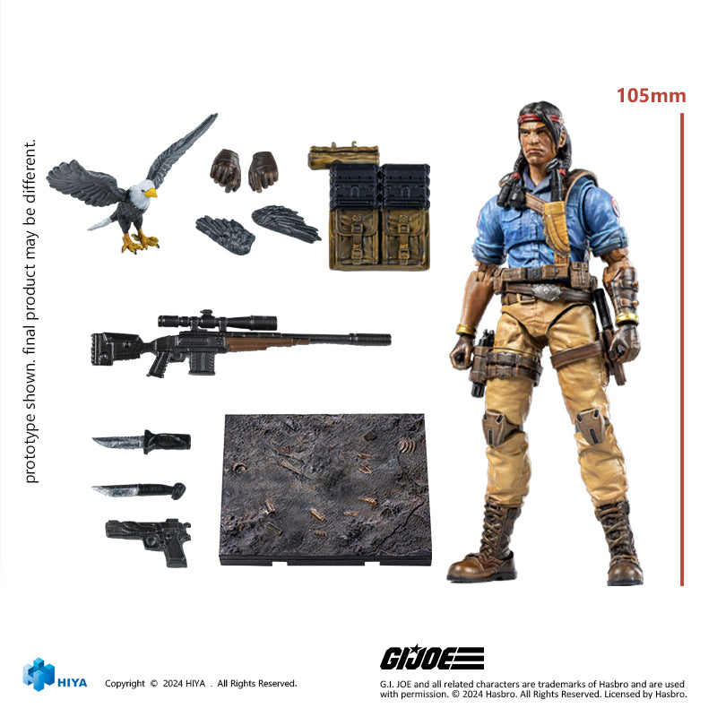 HIYA Exquisite Mini Series 1/18 Scale 4 Inch G.I.Joe Spirit Iron-Knife Action Figure