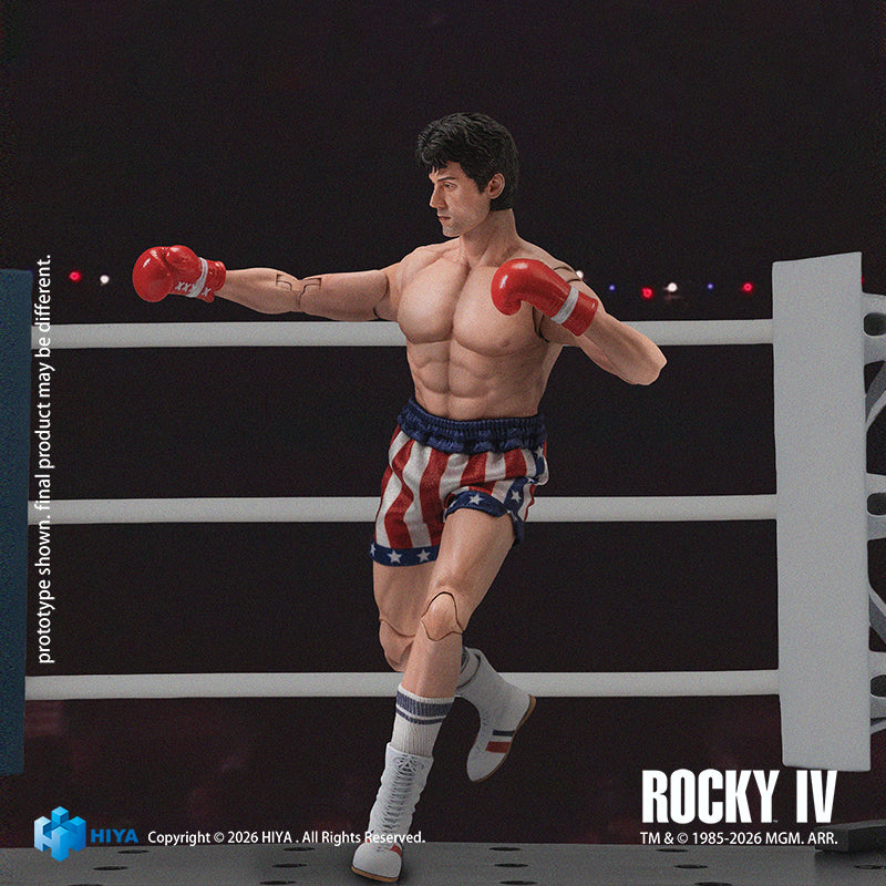 HIYA Exquisite Super Series 1/12 Scale 6.3 Inch Rocky IV Rocky Boxer V