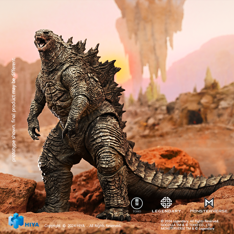 HIYA Exquisite Basic Series  None Scale 7 Inch Godzilla x Kong The New Empire Godzilla Rre-evolved Ver. Action Figure