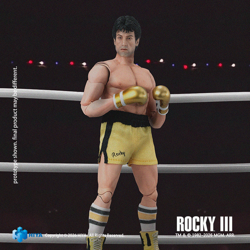 HIYA Exquisite Super Series 1/12 Scale 6.3 Inch Rocky III Rocky Boxer Version Action Figure