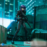 HIYA Exquisite Super Series 1/12 Scale 6 Inch GHOST IN THE SHELL Stand Alone Complex Kusanagi Motoko Battle Suit Version Action Figure