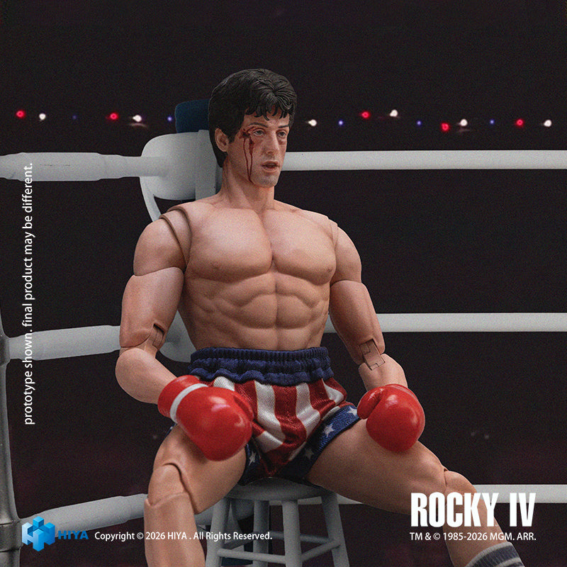 HIYA Exquisite Super Series 1/12 Scale 6.3 Inch Rocky IV Rocky Boxer V