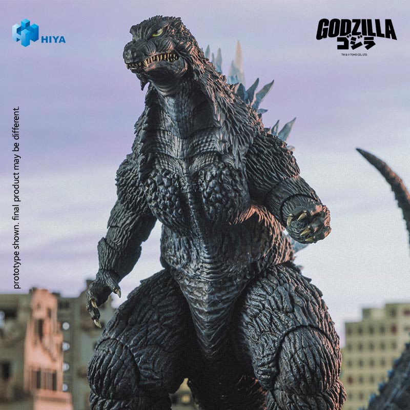 HIYA Exquisite Basic Series  None Scale 7 Inch Godzilla AGAINST MECHAGODZILLA Heat Ray Godzilla  Action Figure