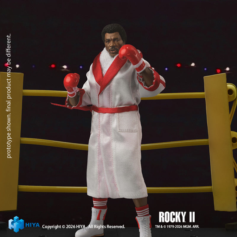 HIYA Exquisite Super Series 1/12 Scale 6 Inch Rocky II Apollo Action Figure