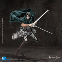 HIYA Exquisite Basic Series  1/12 5.7 Inch Attack on Titan 1-3 Levi Ackerman Action Figure