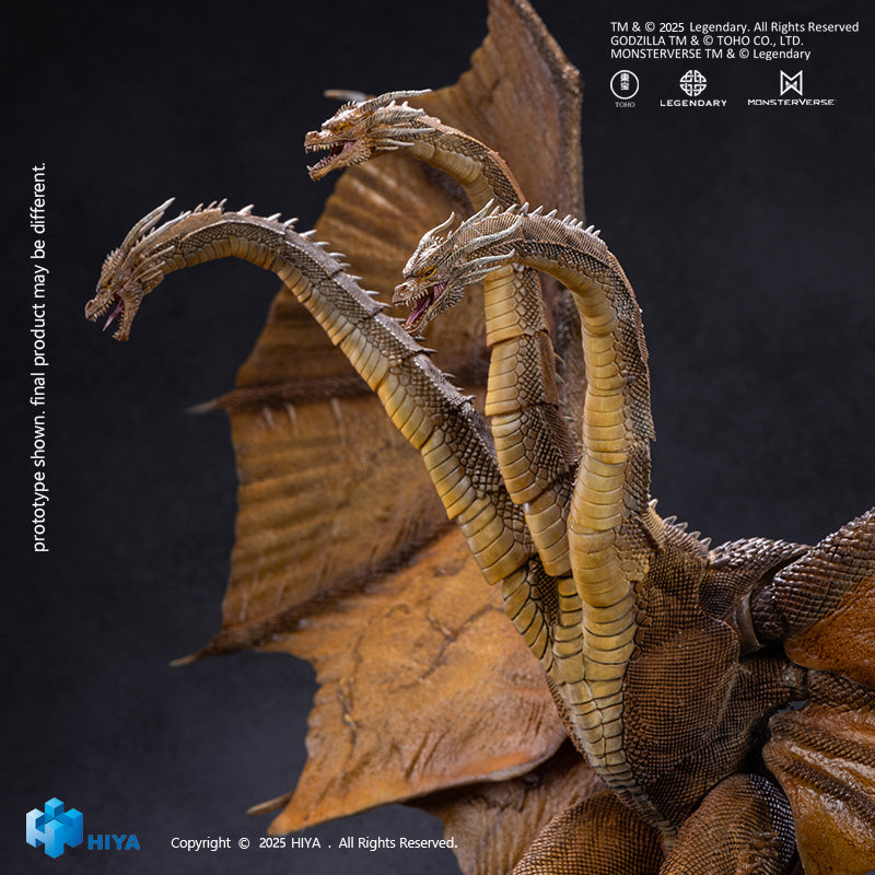 HIYA Exquisite Basic Series  None Scale 14 Inch Godzilla King of the Monsters King Ghidorah 2.0 Action Figure