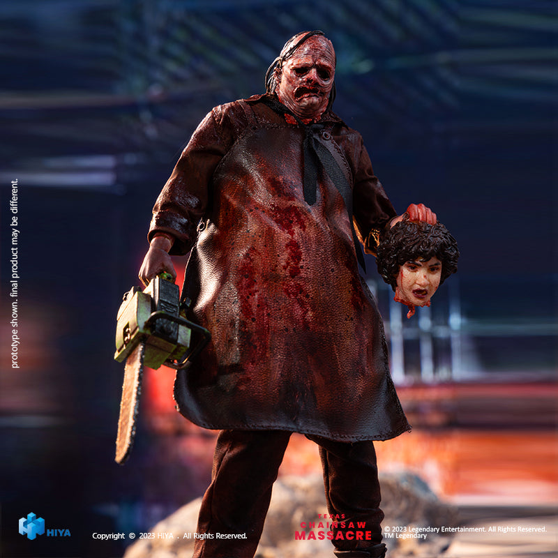 HIYA Exquisite Super Series 1/12 Scale 6 Inch Texas Chainsaw Massacre 2022 Leatherface Slaughter Ver. Action Figure