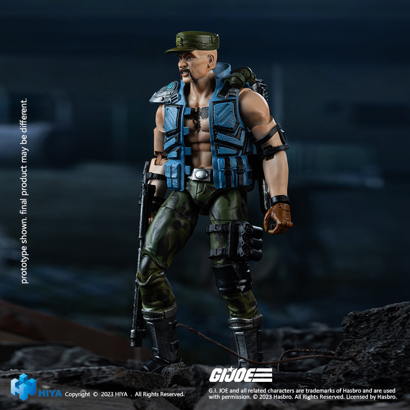 HIYA Exquisite Mini Series 1/18 Scale 4 Inch G.I.Joe Gung-Ho Action Figure