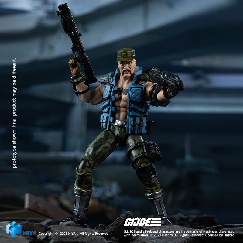 HIYA Exquisite Mini Series 1/18 Scale 4 Inch G.I.Joe Gung-Ho Action Figure