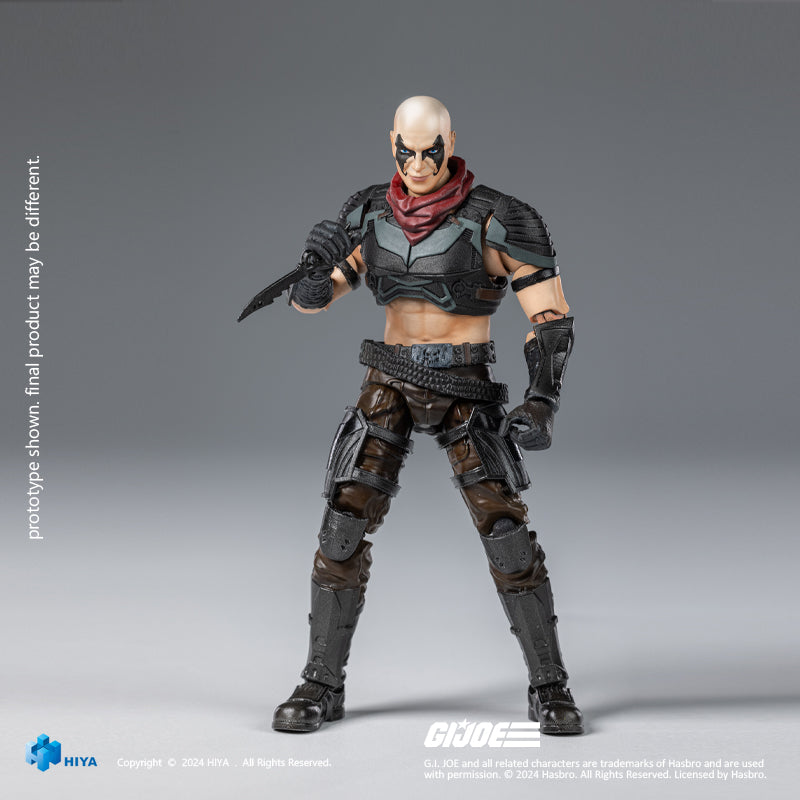 HIYA Exquisite Mini Series 1/18 Scale 4 Inch G.I.Joe Zardan Action Figure