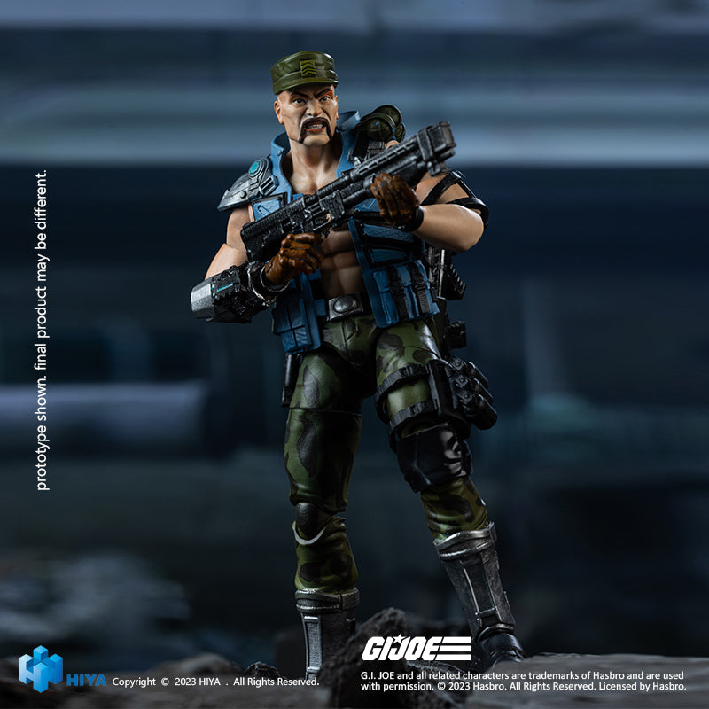 HIYA Exquisite Mini Series 1/18 Scale 4 Inch G.I.Joe Gung-Ho Action Figure