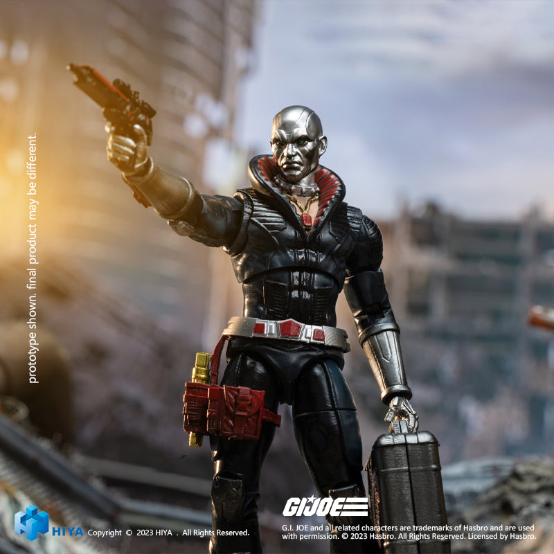 HIYA Exquisite Mini Series 1/18 Scale 4 Inch G.I.Joe Destro Action Figure