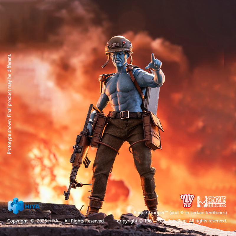 HIYA Exquisite Super 1/12 Scale 6.5 Inch Rogue Trooper Rogue Trooper Action Figure