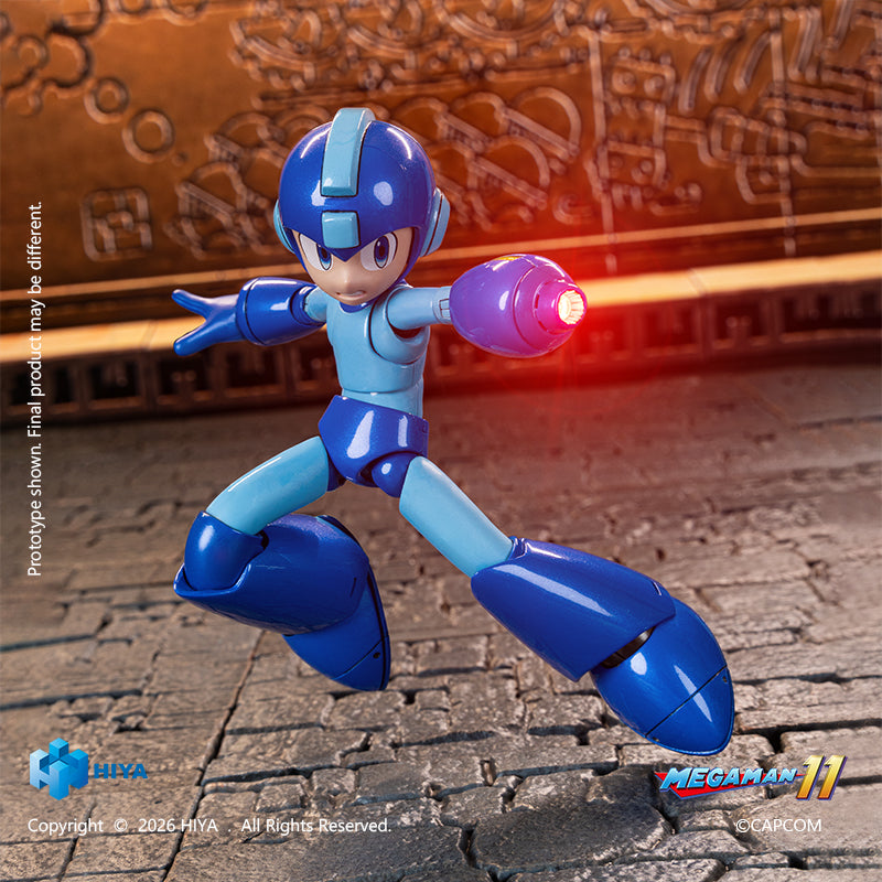 HIYA Exquisite Basic Series  None Scale 4.7 Inch Mega Man Original Series Mega Man Action Figure