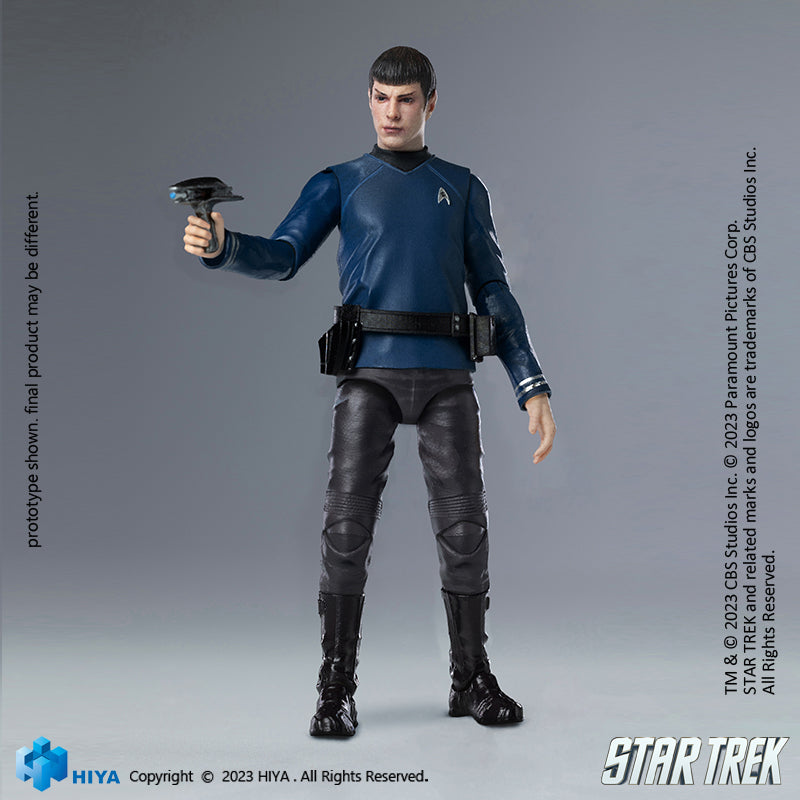 HIYA Exquisite Mini Series 1/18 Scale 4 Inch STAR TREK 2009 Spock Action Figure