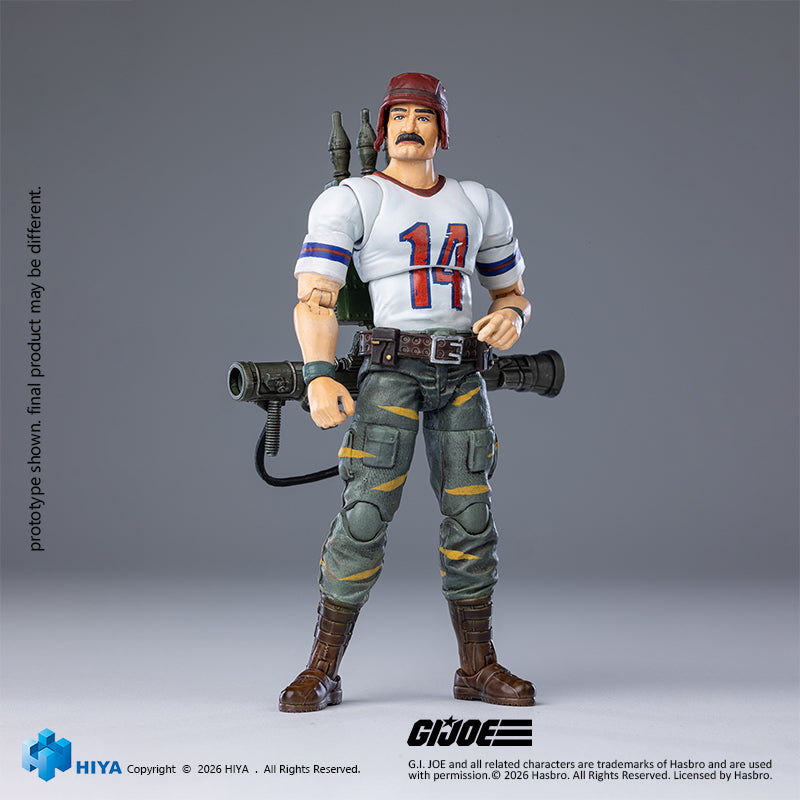 GIJOE 大砲 アメリカ太平洋海兵図 HIYA Exquisite Mini Series 1/18 Scale 4.3 Inch G.I.Joe BAZOOKA Tiger F