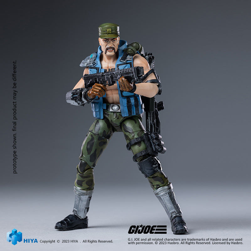 HIYA Exquisite Mini Series 1/18 Scale 4 Inch G.I.Joe Gung-Ho Action Figure