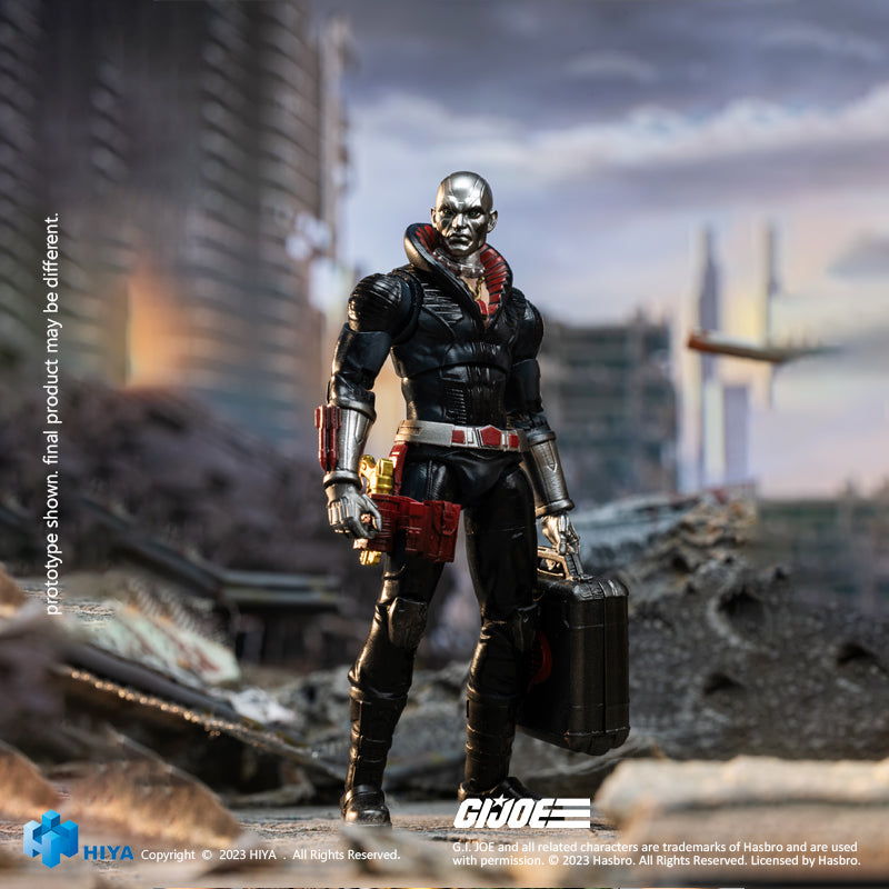 HIYA Exquisite Mini Series 1/18 Scale 4 Inch G.I.Joe Destro Action Figure