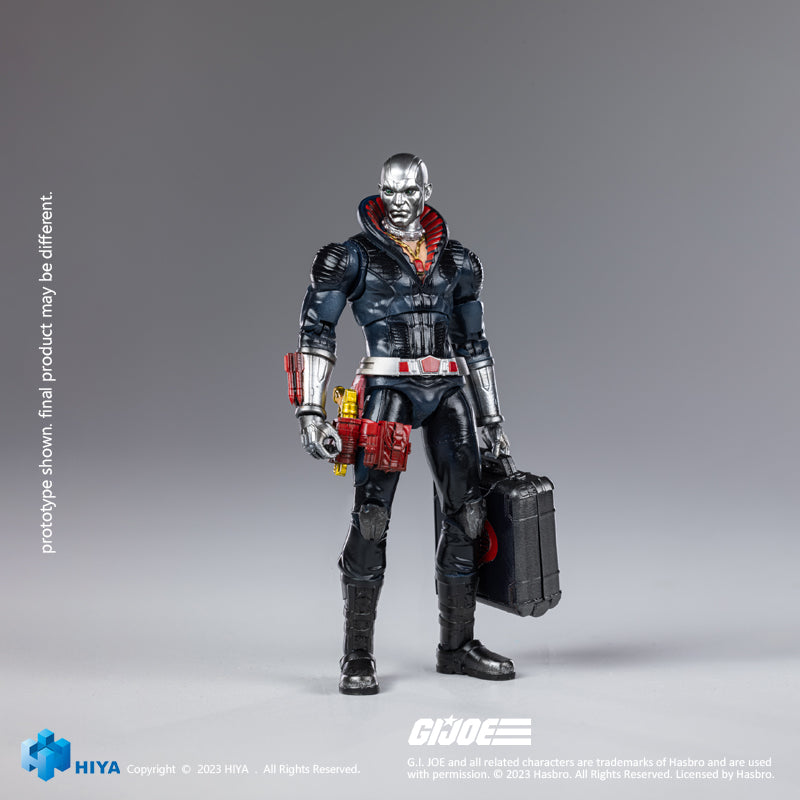 HIYA Exquisite Mini Series 1/18 Scale 4 Inch G.I.Joe Destro Action Figure