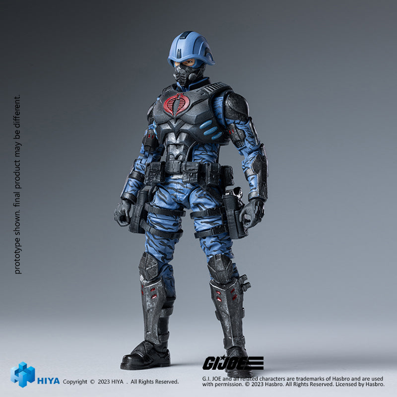 HIYA Exquisite Mini Series 1/18 Scale 4 Inch G.I.Joe Cobra Trooper Action Figure