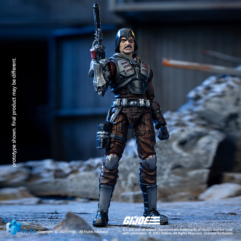 HIYA Exquisite Mini Series 1/18 Scale 4 Inch G.I.Joe Major Bludd Action Figure