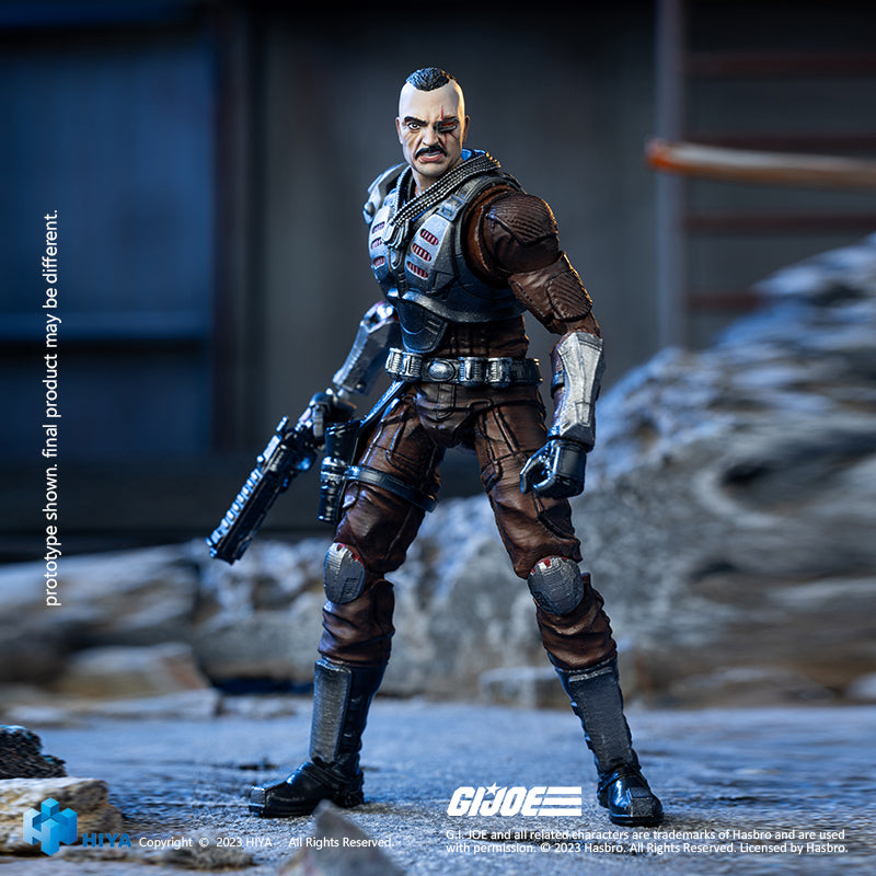 HIYA Exquisite Mini Series 1/18 Scale 4 Inch G.I.Joe Major Bludd Action Figure