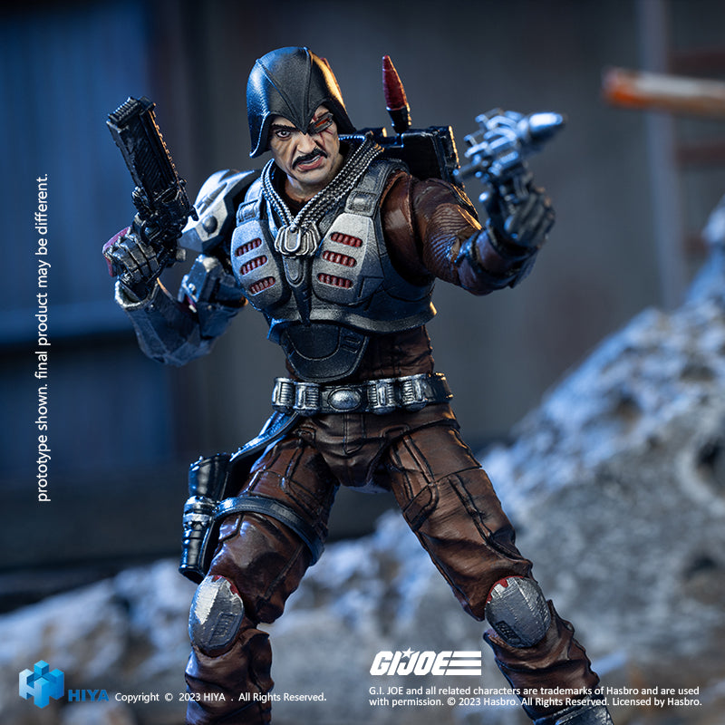 HIYA Exquisite Mini Series 1/18 Scale 4 Inch G.I.Joe Major Bludd Action Figure