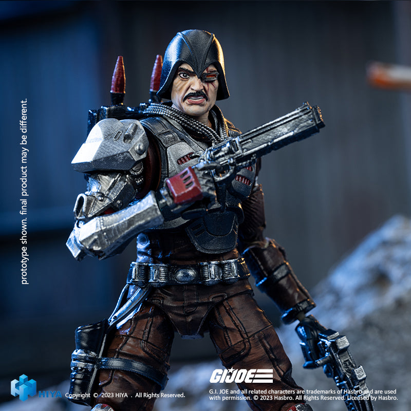 HIYA Exquisite Mini Series 1/18 Scale 4 Inch G.I.Joe Major Bludd Action Figure