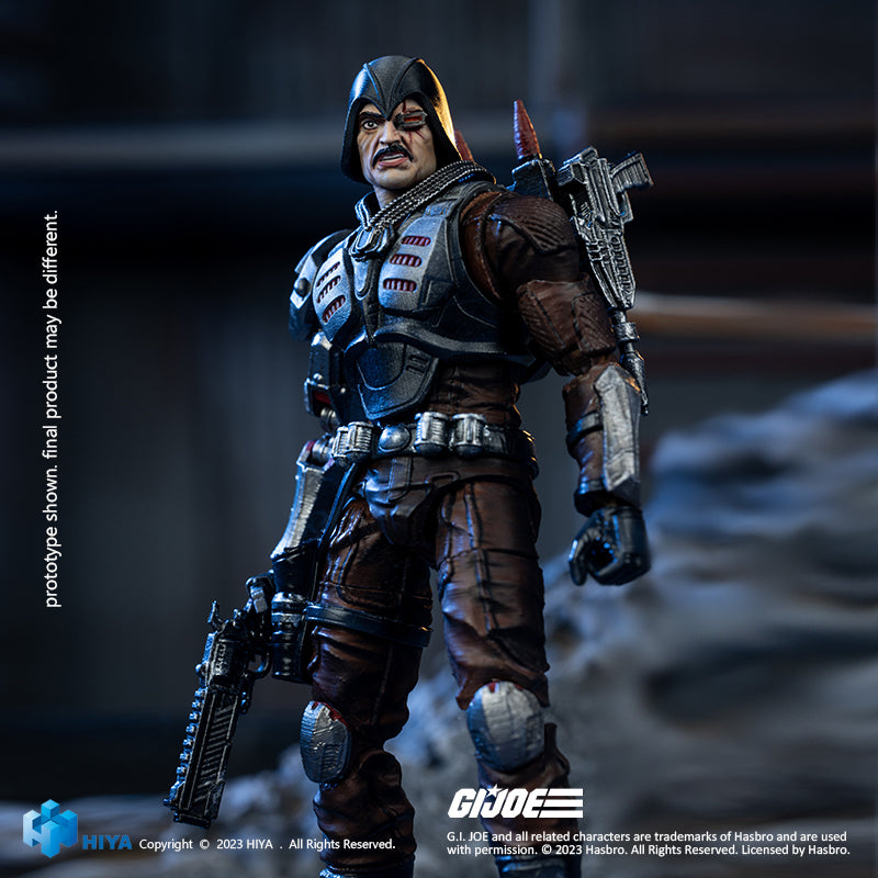 HIYA Exquisite Mini Series 1/18 Scale 4 Inch G.I.Joe Major Bludd Action Figure