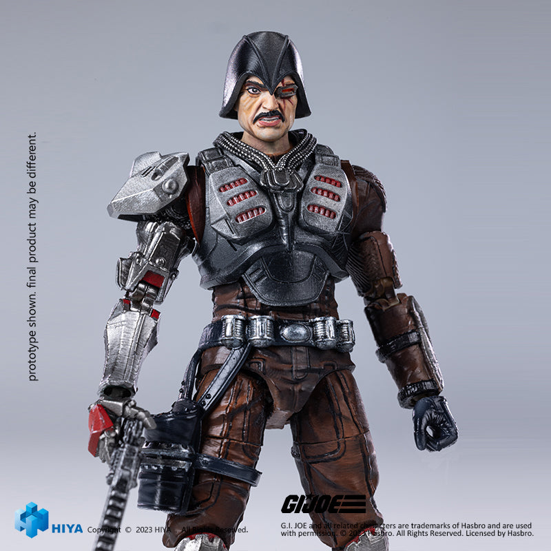 HIYA Exquisite Mini Series 1/18 Scale 4 Inch G.I.Joe Major Bludd Action Figure