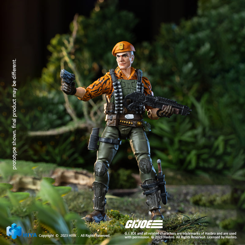 HIYA Exquisite Mini Series 1/18 Scale 4 Inch G.I.Joe Flint Tiger Force Ver. Action Figure