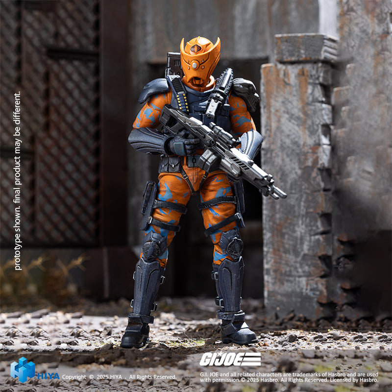 HIYA Exquisite Mini Series 1/18 Scale 4 Inch G.I.Joe Alley Viper Action Figure
