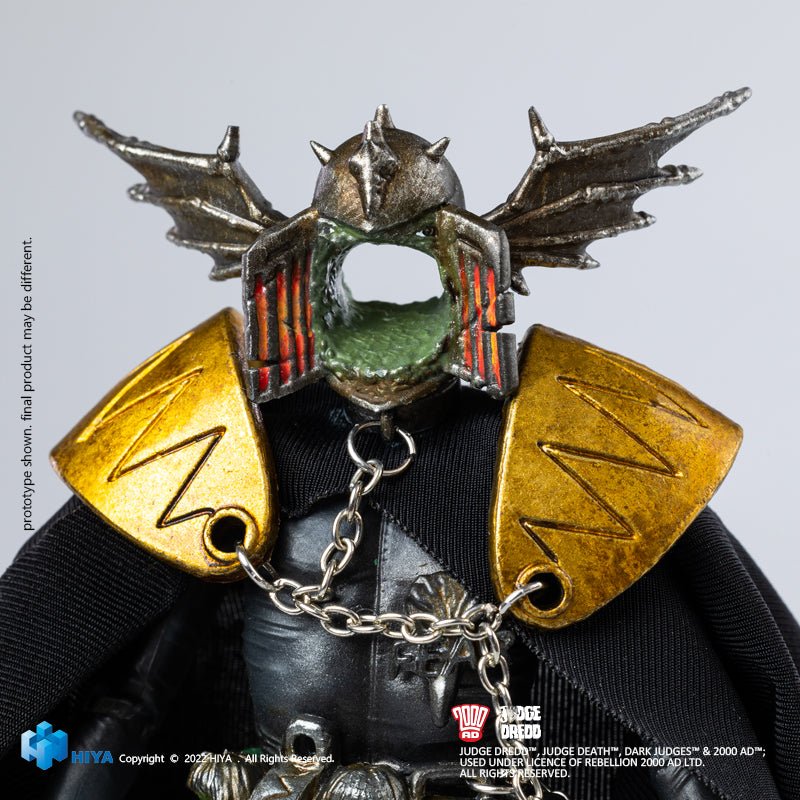 HIYA Exquisite Mini Series 1/18 Scale 4 Inch JUDGE DREDD Gaze Into The Fist of Dredd Action Figure