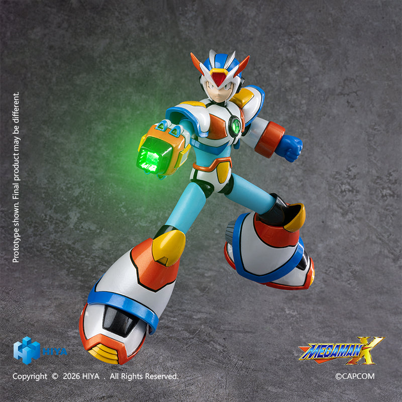 HIYA Exquisite Basic Series None Scale 5.8 Inch Mega Man X series X Max Armor Action Figure