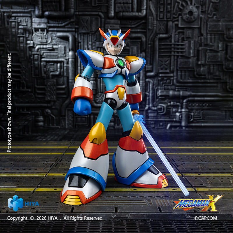 HIYA Exquisite Basic Series None Scale 5.8 Inch Mega Man X series X Max Armor Action Figure