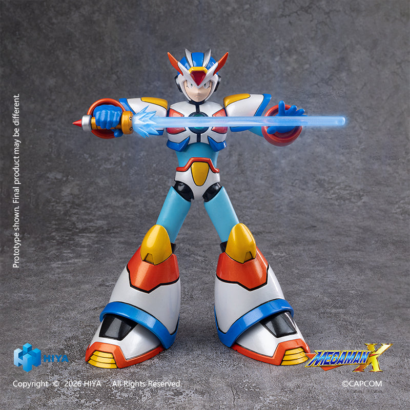 HIYA Exquisite Basic Series None Scale 5.8 Inch Mega Man X series X Max Armor Action Figure