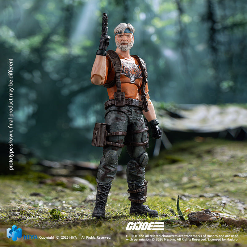 HIYA Exquisite Mini Series 1/18 Scale 4.3 Inch G.I.Joe Outback Tiger Force Version Action Figure