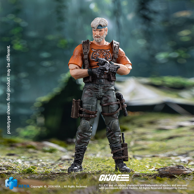 HIYA Exquisite Mini Series 1/18 Scale 4.3 Inch G.I.Joe Outback Tiger F