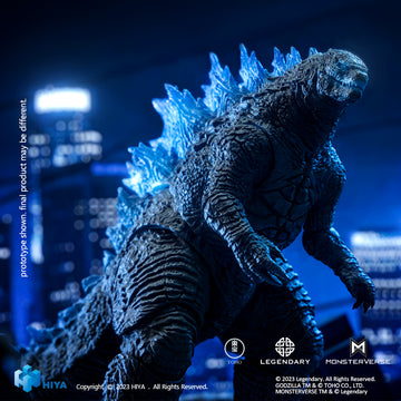 HIYA Exquisite Basic Series  None Scale 7 Inch Godzilla vs Kong Heat Ray Godzilla Translucent Ver Action Figure