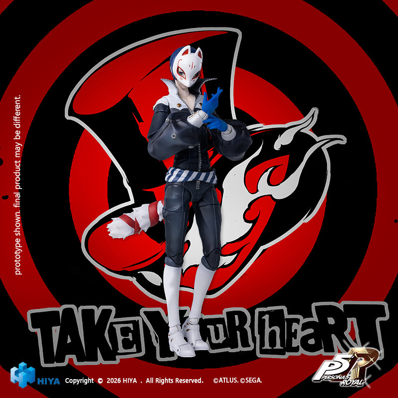 HIYA Exquisite Basic Series1/12 Scale 6.1 Inch Persona 5 Royal Fox Act